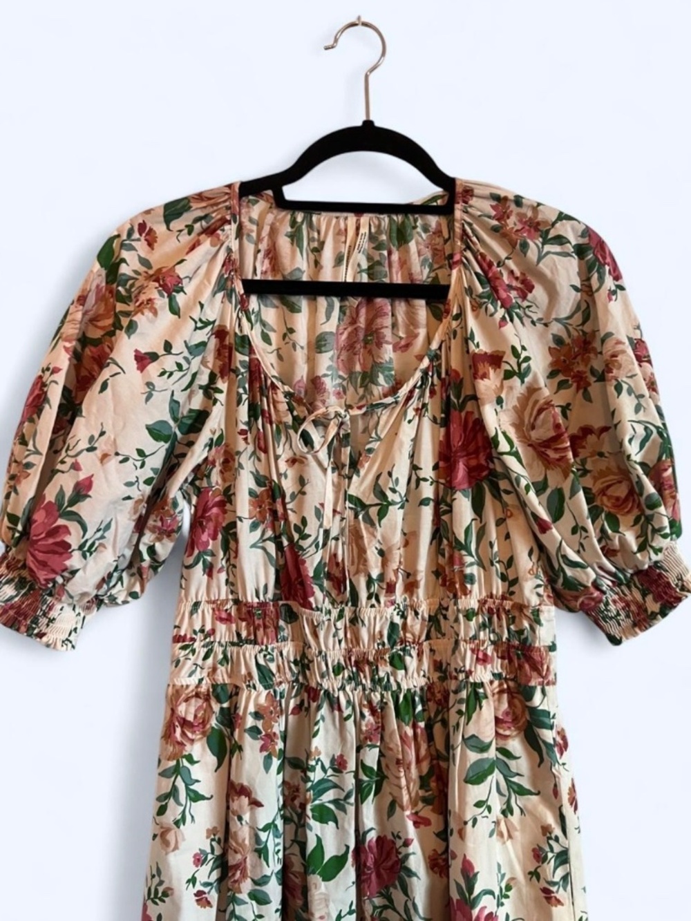 Anthropologie Somerset Floral Maxi Dress S Cottagecore Garden Party - Picture 6 of 8